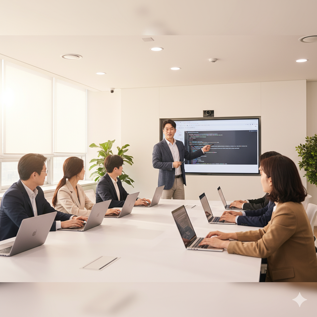 기업 방문 교육 현장